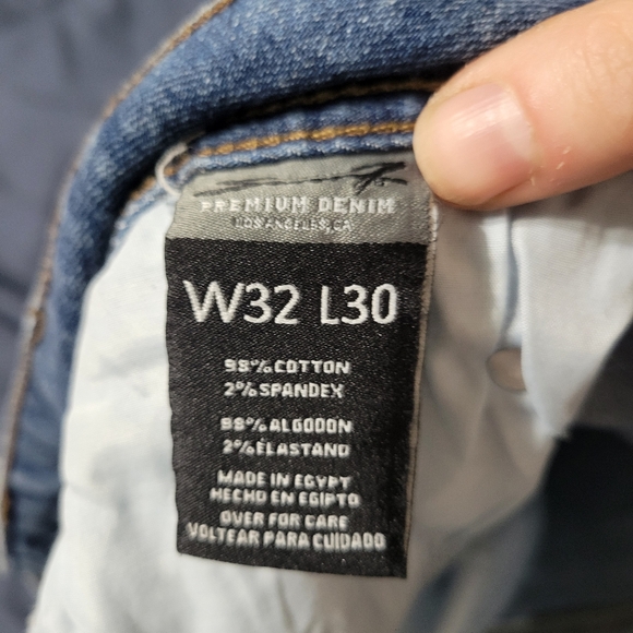 SEVEN 7 JEANS THE ULTIMATE CLASSIC STRAIGHT Mens Size 34 X 30 Light Wash - Picture 6 of 7